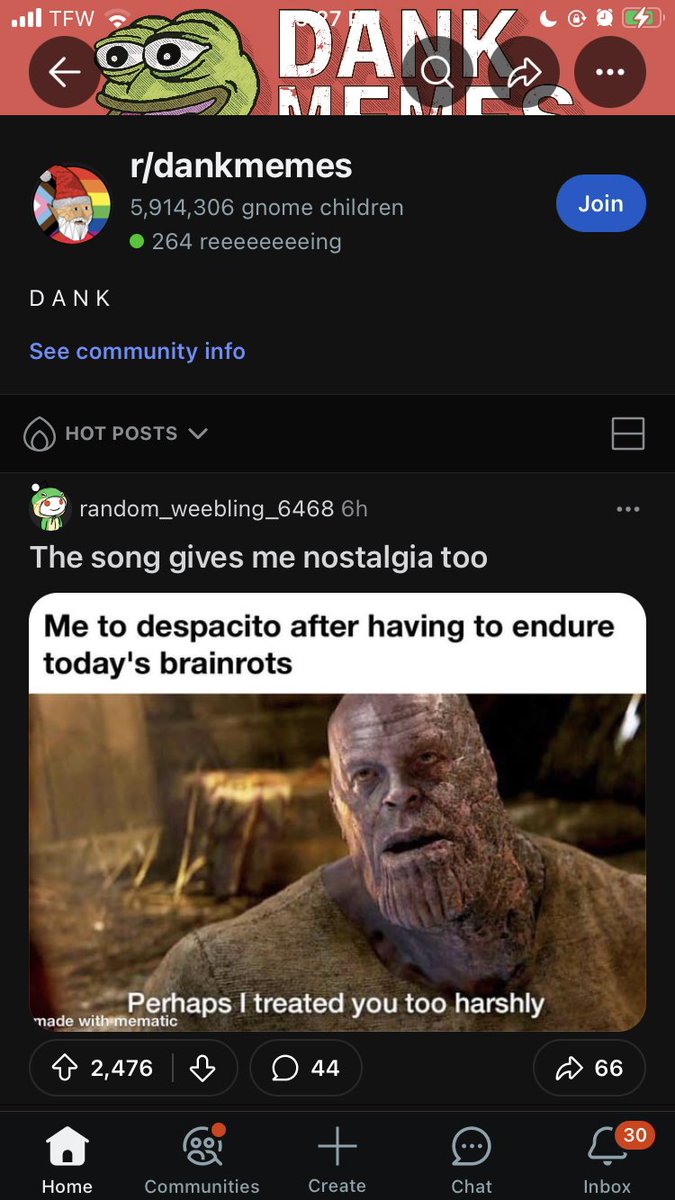 study the $dank memes Reddit having 5.9m members/gnome children