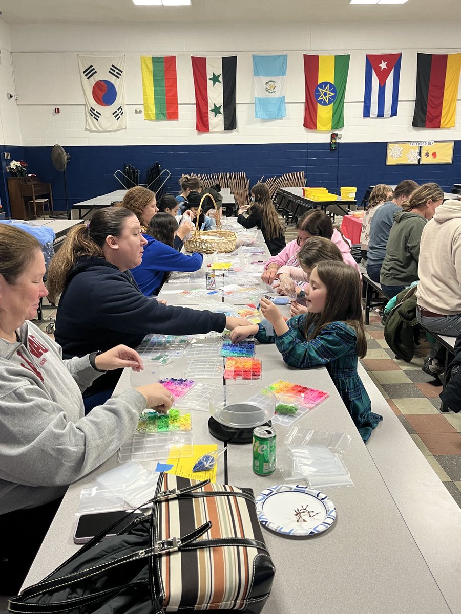Awesome turn-out to prep the crafting kits for “Katie’s Craft Day” this Friday at the Balch School. #BeALearni gChampionHere ⁦<a href="/NorwoodSchools/">NPS</a>⁩