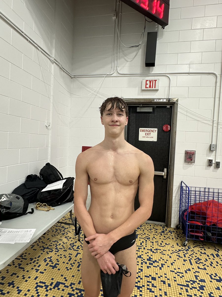 SWMHSSwim's tweet photo. NEW SCHOOL RECORD !!🚨
.
.
.
Congratulations to junior Michael Wiszenko for breaking his own school record with a new time of 1:46.91, shaving seconds off of his previous record of 1:52.74! 

@Sayrevillek12 @SWMHSbombers  @SWMHSAthletics https://t.co/TmJk0SSQNk