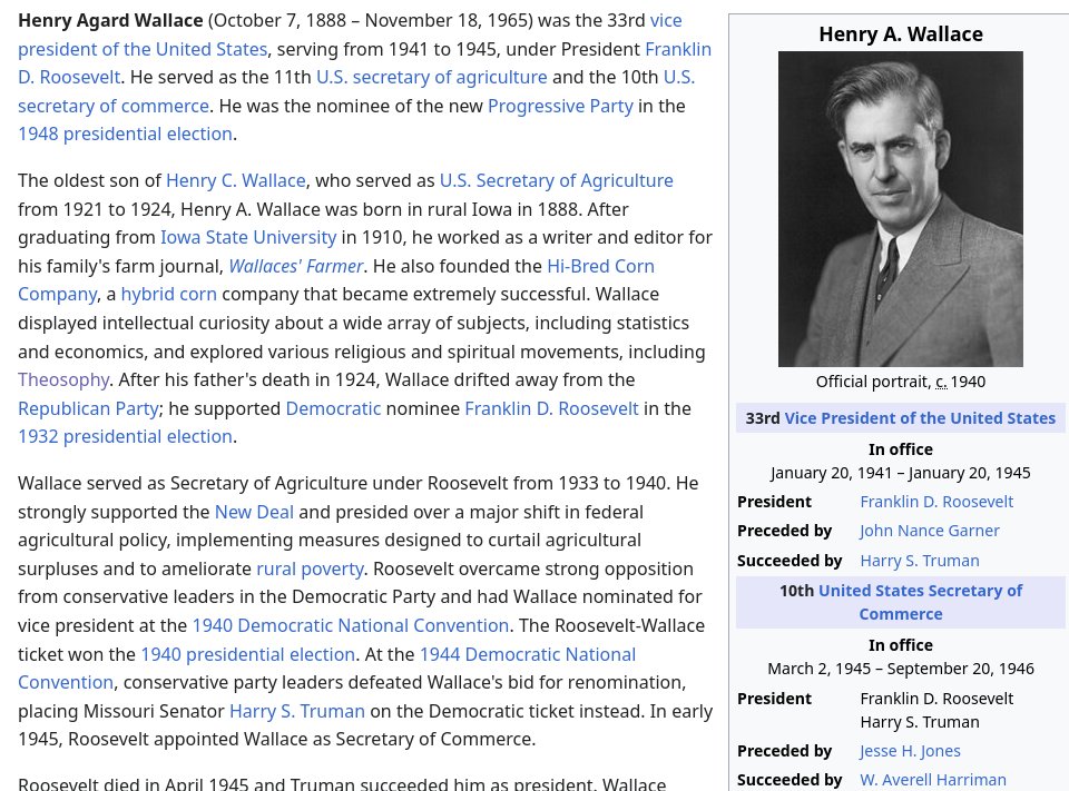 LGcommaI's tweet image. "Wallace never uttered a word of audible protest against the #MorgenthauPlan and other..schemes which made a mockery..of the Atlantic Charter..
And when American policy toward Germany became saner.., Wallace’s was one of the loudest voices raised in opposition." W. H. Chamberlin