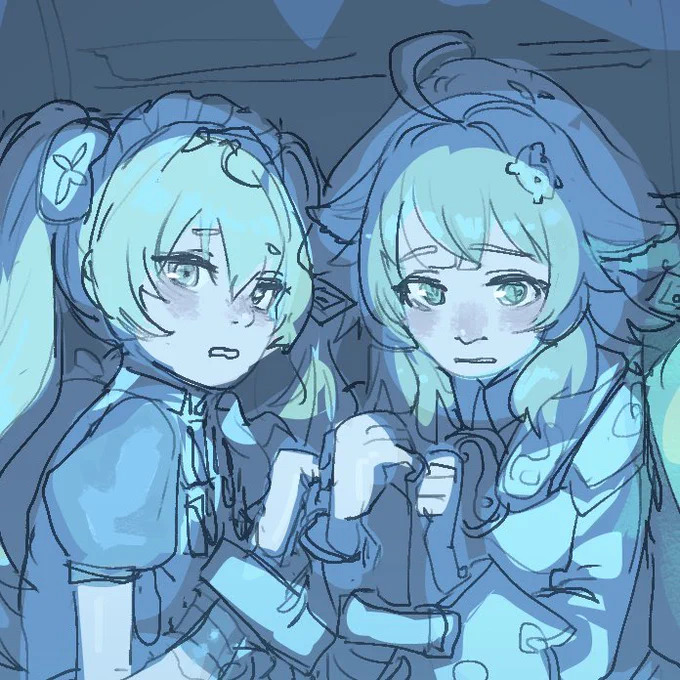 顔可愛く描けた 
