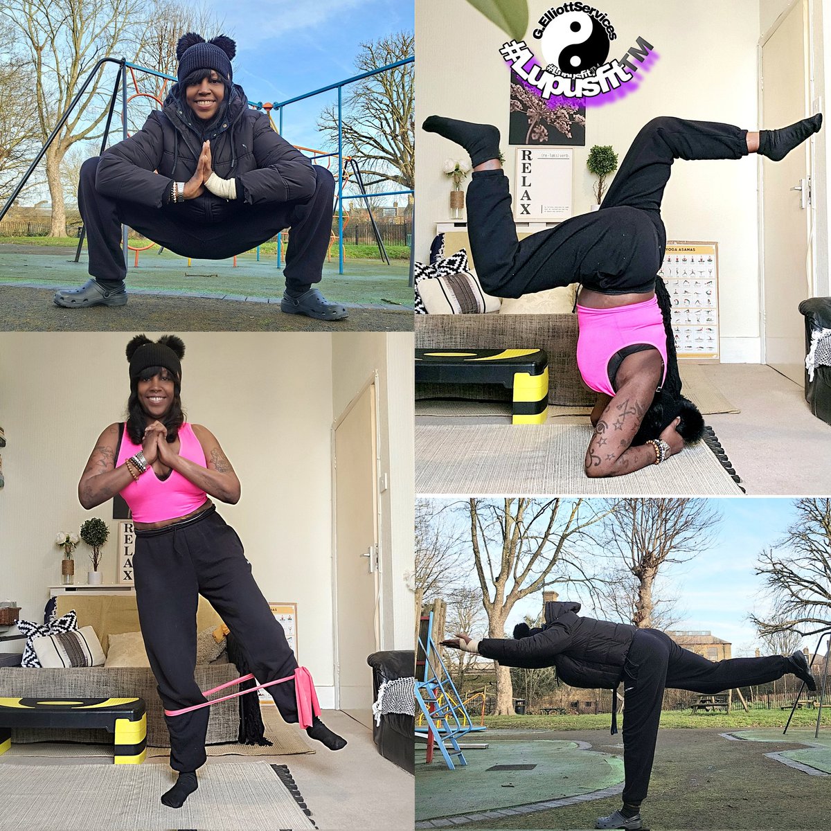 GeorgiaEinstein's tweet photo. #MondayMotivation Full Moon: Wolf Moon Energy. #indoor #outdoor #park #winter #active  G.ElliottServices Lupusfit™️ #freelance #mind #body #yoga #fitness #health #wellbeing #muscle #tone #strength #stretch 🫀 #exercise #goals #Motivation General &amp; #Lupus #raynauds #CKD #advocate https://t.co/m7USHC8Oto