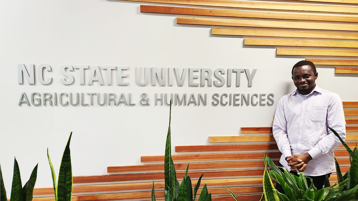 With a background in journalism and a passion for agricultural development, doctoral student Joseph Gakpo hopes to leverage his education to make a difference in his native Ghana.  

Read his story: ncst.at/jbui50UFNAs