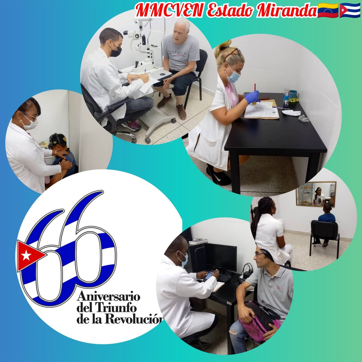 MMCVEN Estado Miranda
Fieles a nuestros principios🇨🇺 de solidaridad y hermandad con los pueblos.
#CubaPorLaVida
#CubaCoopera
<a href="/DrYusleivy/">Dr. Yusleivy Martínez</a> 
<a href="/cubacooperaven/">Brigada Médica Cubana en Venezuela</a>