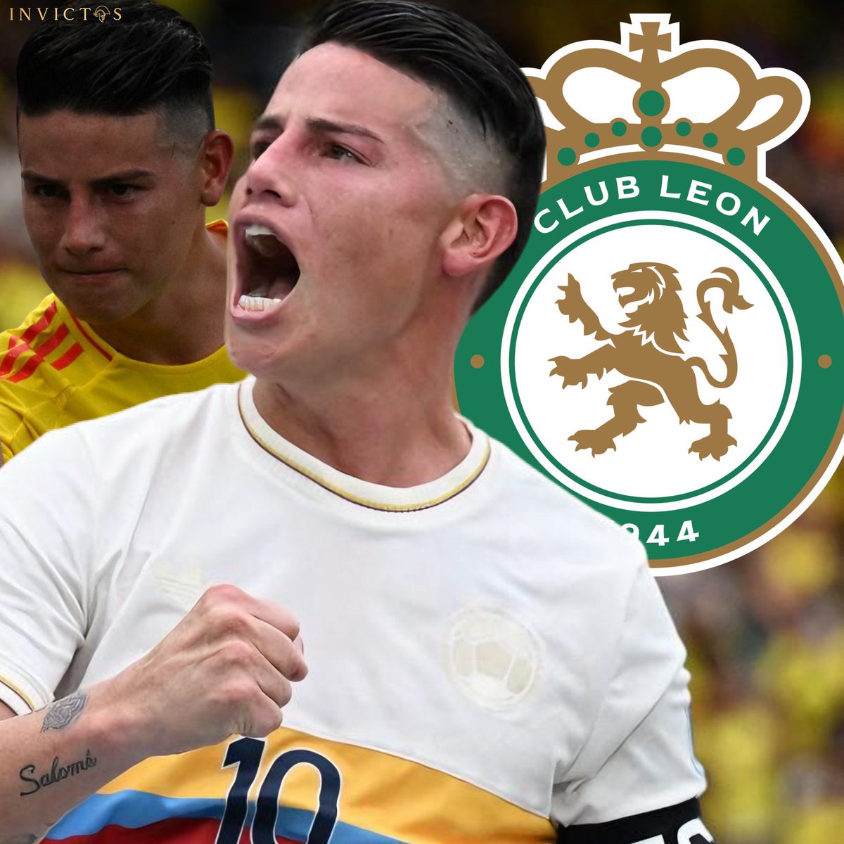 _soyMAS's tweet photo. 💥 James Rodríguez llega al León y lo que se viene es HISTÓRICO. No es cualquier jugador, es un mundialista de clase mundial!  Todos los ojos en Guanajuato. Quién más está emocionado por verlo? 🙋‍♀️ https://t.co/f74u9aEC0R