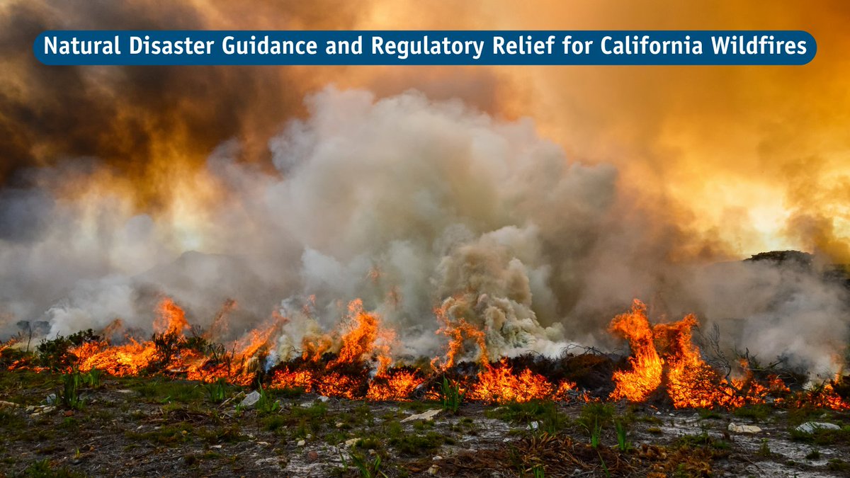 NASFAA would like to remind schools affected by the devastating wildfires raging in California about existing guidance regarding the impact of a major disaster on the administration of the Title IV student assistance programs: ow.ly/wgUG50UFotu