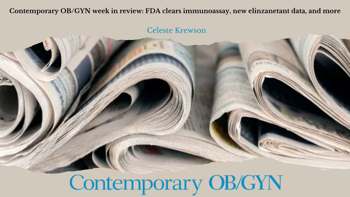 ContempOBGYN's tweet image. From the safety of elinzanetant in #BreastCancer patients to high #OpioidUseDisorder rates, check out all the stories from Contemporary OB/GYN you might have missed between January 06 &amp;amp; January 10, 2025.

Read more: contemporaryobgyn.net/view/contempor…
