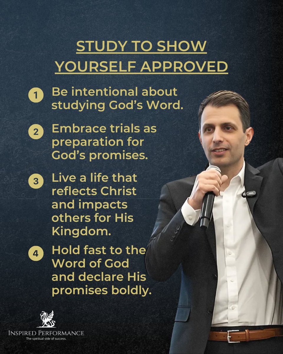 inspiredper's tweet image. God’s Word is your foundation, your weapon, and your guide. Stay rooted in His truth and walk boldly in His calling!

Listen to the full message again: youtube.com/watch?v=AjGPIy….

#InspiredPerformance #WordOfGod #BibleStudy #GodsWord