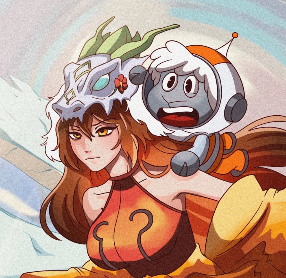 moonsheepverse's tweet photo. 🏞️ Day 31 - Shinjin Journey

I was lost until a Shinjin appeared, sized me up, and said, 'Hop on my back and trust me.' Against all logic—and maybe physics—I did. Now I’m clinging on for dear life.

Welcome @AmaterasuSekai to @moonsheepverse! https://t.co/I0V1jCCrbd