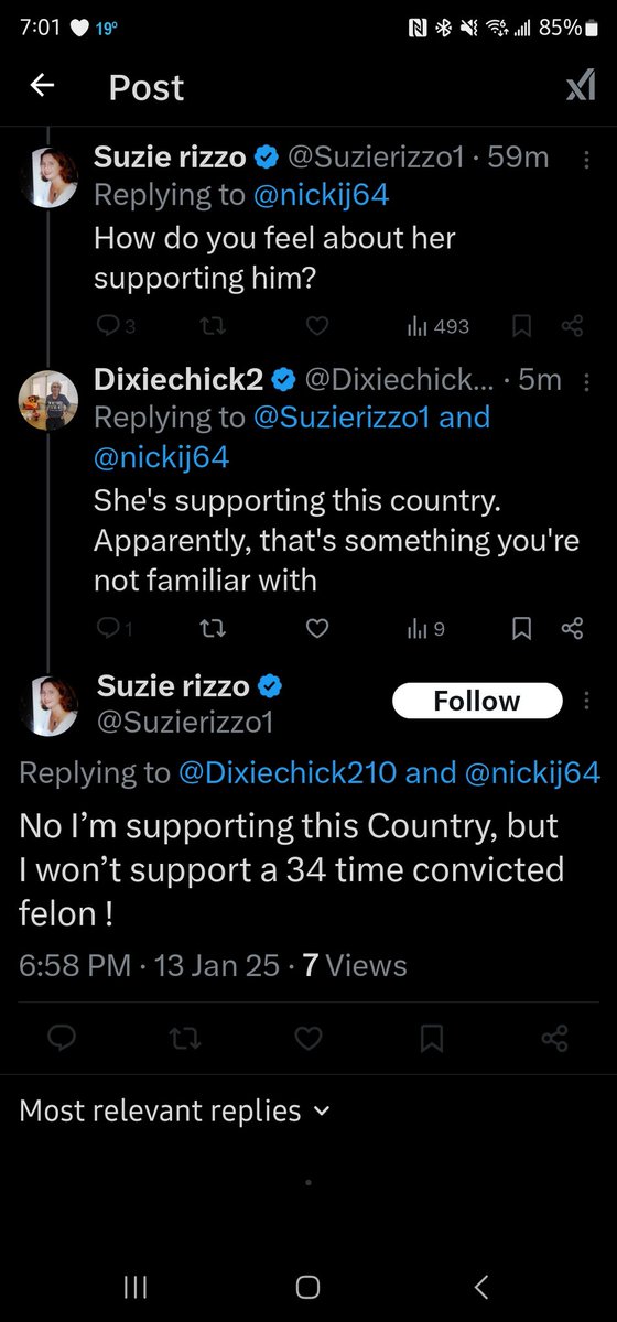 So this person blocked after one comment. She's mad that Carrie Underwood is a good American. Oh well