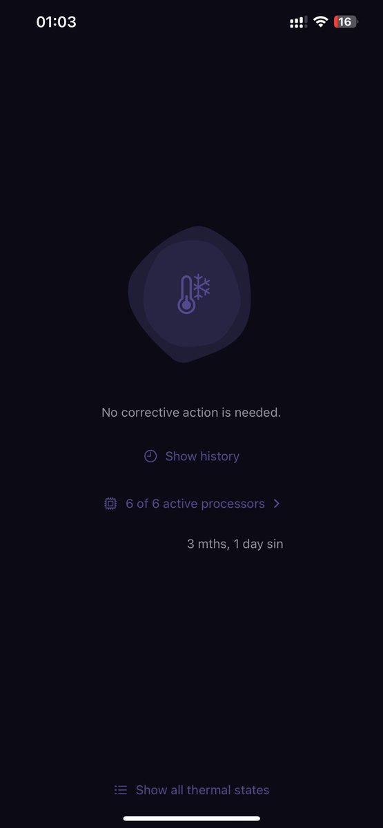 van1llle's tweet photo. 101 days uptime on my iPhone 12PM running iOS 18.0 https://t.co/yqfMDDqg2V