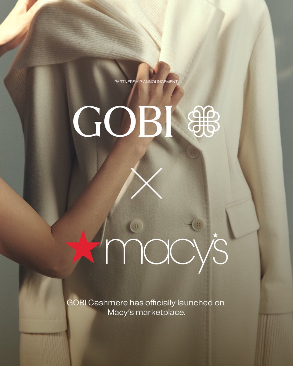 We are thrilled to announce that GOBI Cashmere is now on Macy’s marketplace, bringing our finest 100% Mongolian cashmere to a wider audience. This collaboration highlights our dedication to offering premium yet affordable cashmere that seamlessly blends Mongolian tradition with
