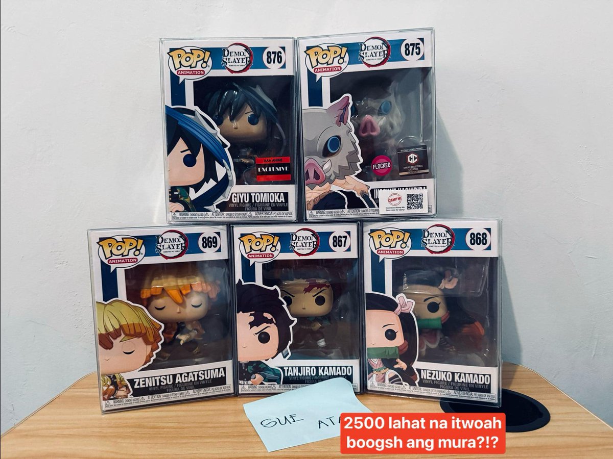 ShangySideUp's tweet photo. wts lfb funko pops ph 

INUYASHA set

DEMON SLAYER set
Giyu Tomioka
Inosuke
Zenitsu
Tanjiro 
Nezuko

selling as set with freebie !! 

#funkopop #bns

dm or reply if interested https://t.co/cexeUnn5Ym