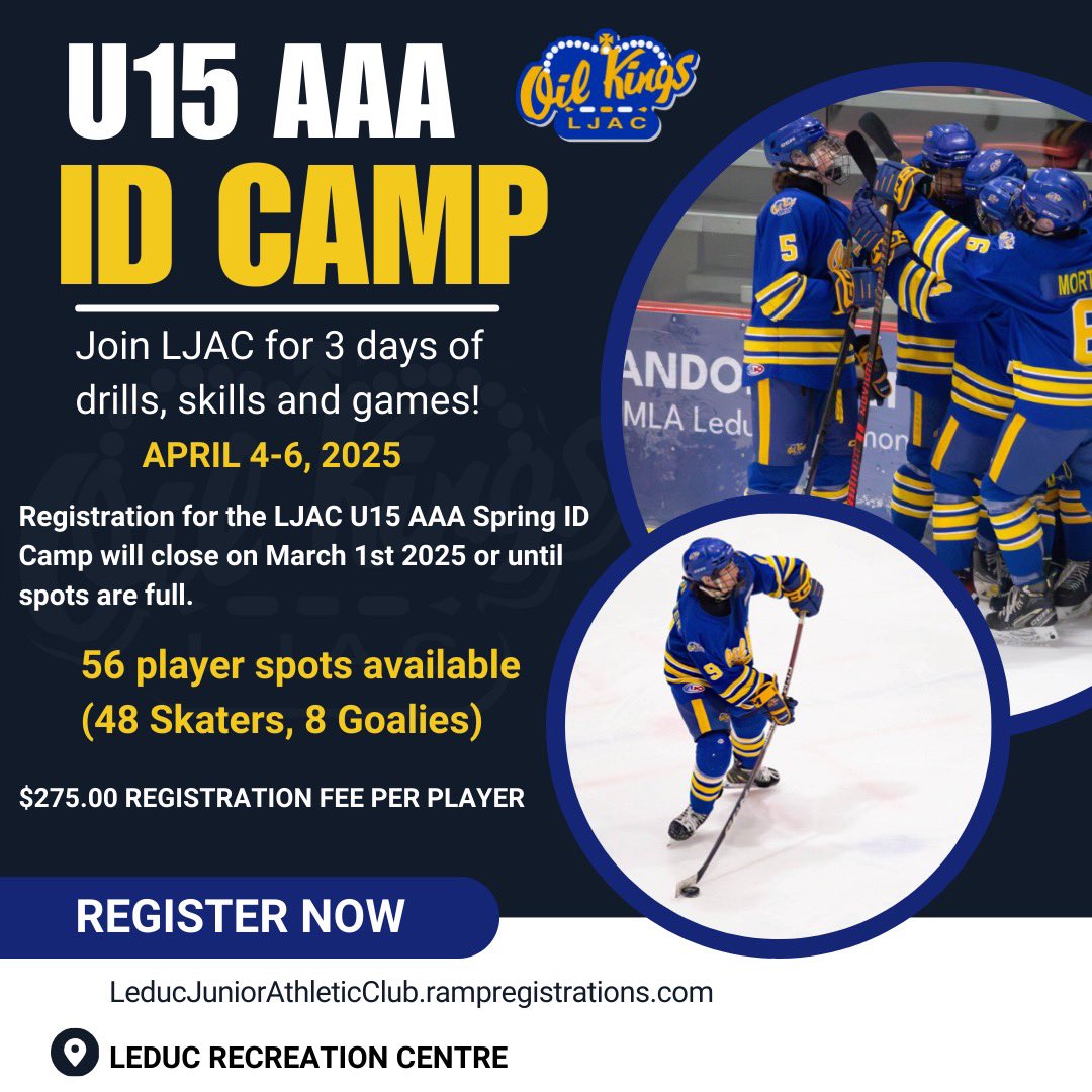 Registration is open for our U15AAA Spring ID Camp