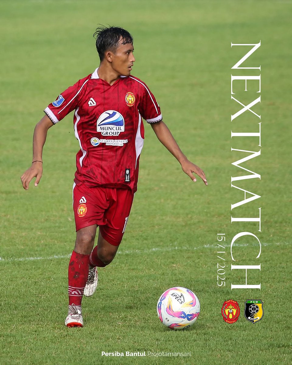 𝐍𝐄𝐗𝐓 🔜

Persiba Bantul VS PSM Madiun
⚽️ 15.00 WITA / 14.00 WIB
📍 Stadion I Gusti Ngurah Rai
📅 Rabu 15 Januari 2025

Info livestreaming segera 🔜

#PersibaBantul #COYLSA