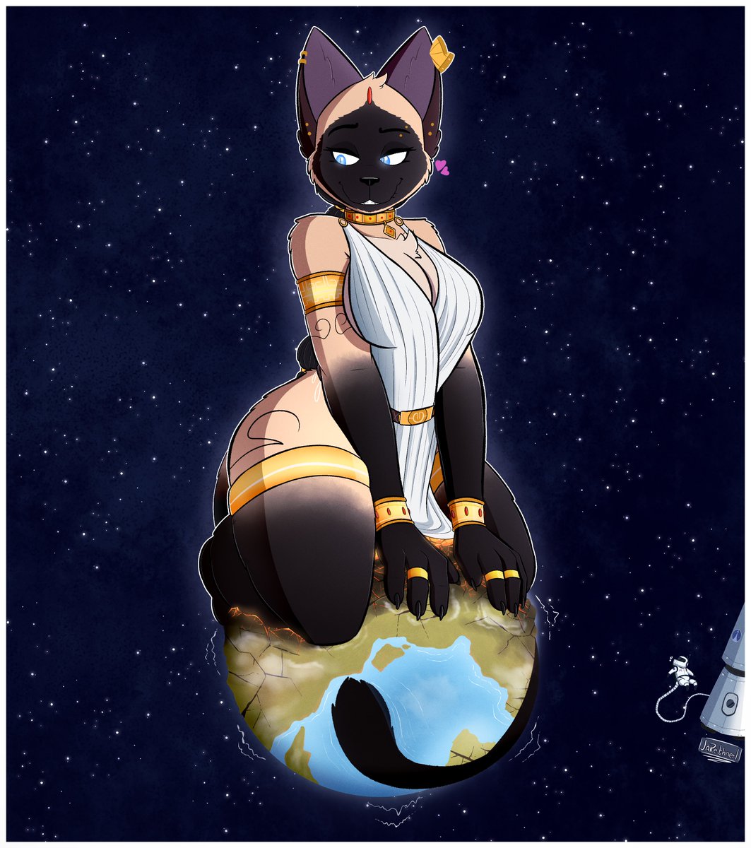 𝐈𝐟 𝐬𝐡𝐞 𝐟𝐢𝐭𝐬, 𝐬𝐡𝐞 𝐬𝐢𝐭𝐬~ 🌎🐱

This pic will soon turn 1 year since I drew it, and still my favorite one of her so far~
Thought of show it here since i've never done it before