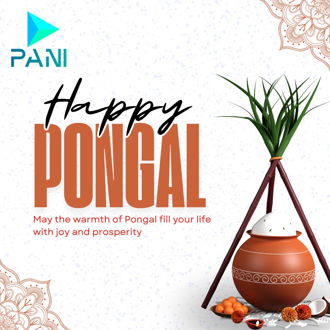PANIhq's tweet image. May the warmth of Pongal fill your life with joy and prosperity! ✨🎉 Wishing you happiness, health, and abundance on this festive occasion. 🪁💐

#HappyPongal 🌾 #JoyAndProsperity 💫 #FestiveVibes 🪁 #PongalCelebration 🌟