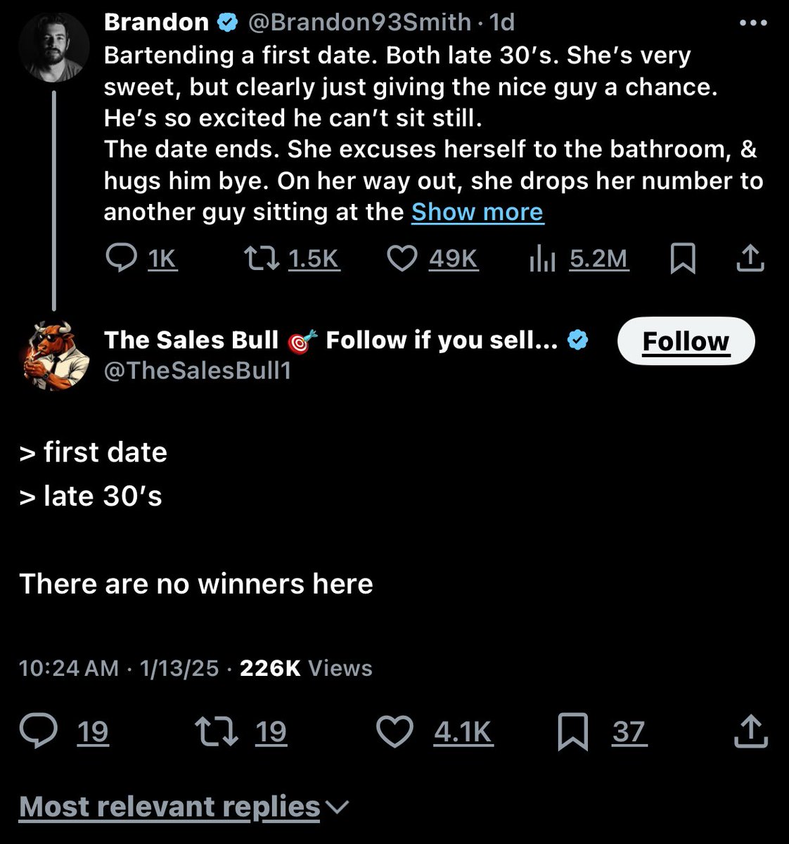 Y_Sh_V's tweet photo. #PlayerTip fellas I don’t think a woman owes you anything after a first date. Sure, it sucks when feelings aren’t reciprocated but just take the L and move on. “all women bad” is goofy behavior. Also dating in your 30’s is OUT 🤨🤔 whole comment section is a mess https://t.co/f132qrouuO