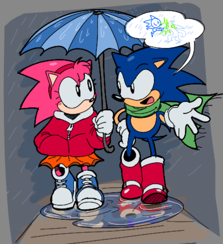 reminiscing 

#sonicthehedgehog #sonamy