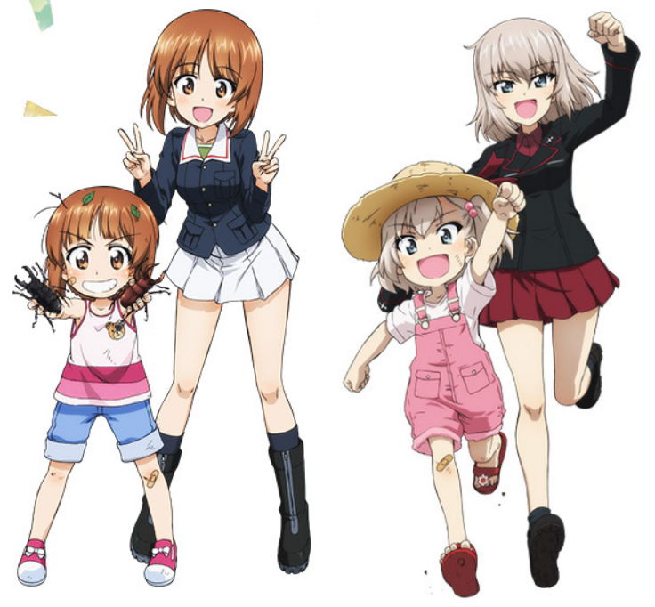 #ガルパン自己設定
幼少期みほと幼少期エリカの膝の絆創膏は二人の出会いが要因 