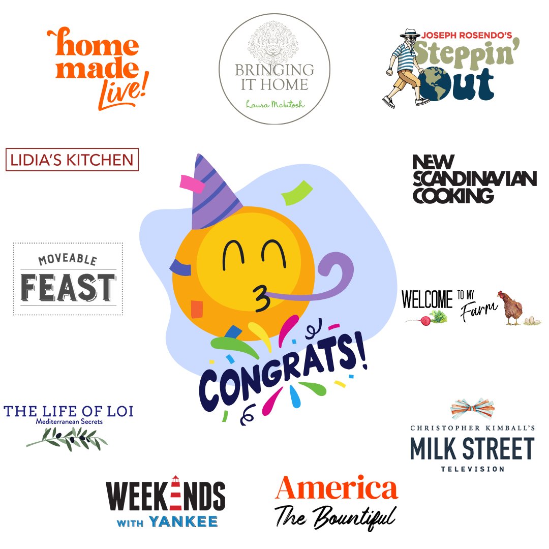 The nominees for the 2025 Taste Awards have been announced and we're thrilled that so many Create series have been recognized! Our hearty congratulations to the hardworking &amp; creative teams making these fantastic programs and good luck later this spring! 🥳🤩🎉