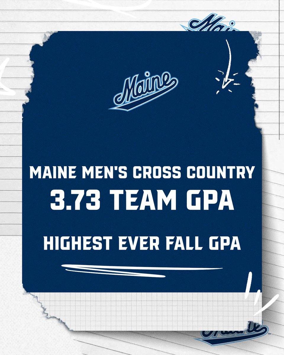 Highest fall term GPA on record for our men’s team!

#BlackBearNation