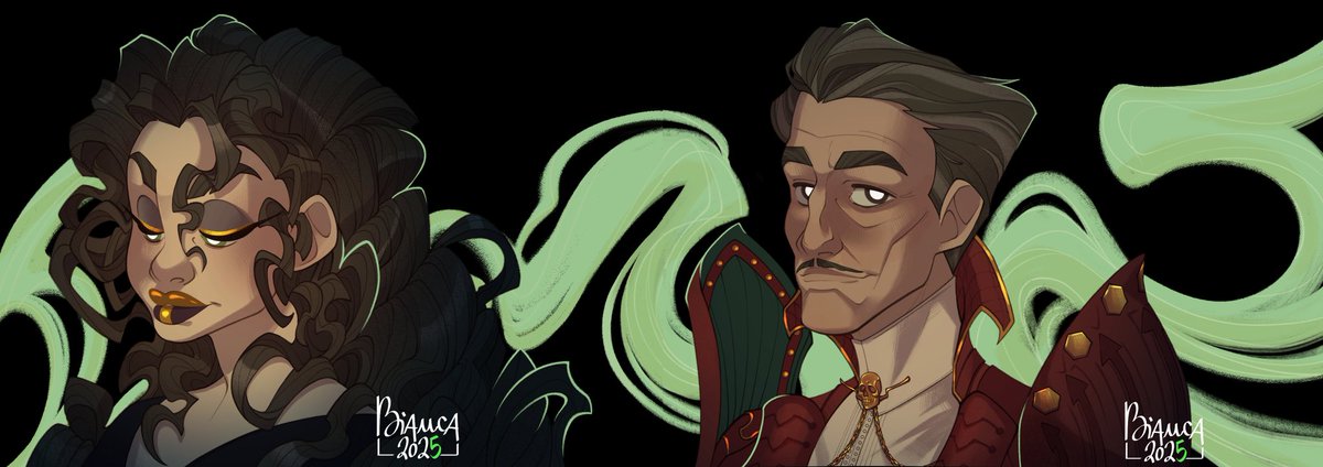 My dearest Rook 💀❤️💀❤️
#dragon_age_the_veilguard #EmmrichVolkarin #Rook