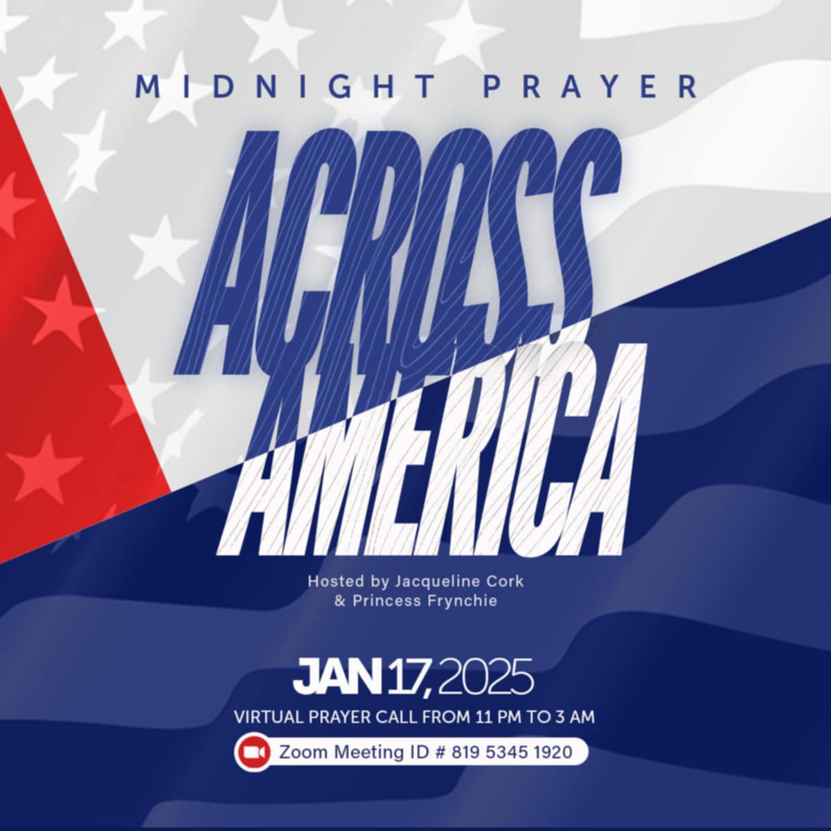 ijn_studio's tweet photo. 🙏 Intercessors, we need you! Prayer Across America is this Friday night, and slots are still available after 1:00 AM ET. Join us in praying for our nation as we approach the presidential inauguration.

📅 Sign up: https://t.co/Qu6kAeCpGy
#PrayerAcrossAmerica #PrayForOurNation https://t.co/8XkLIMWShs