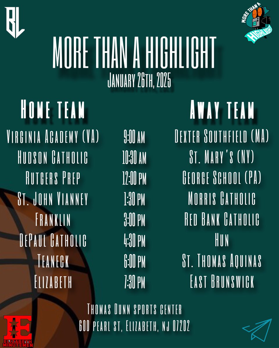 More Than A Highlight (@mtahshowcase) on Twitter photo 🚨 UPDATED More Than a Highlight Schedule ! 🚨
<a href="/brolylew/">Girel ‘Broly’ Lewis</a>
<a href="/elizabethhsbas1/">elizabeth_hs_basketball</a> <a href="/CoachJKreie/">Jimmy Kreie</a> <a href="/Coach_Daaiyah7/">Coach Dee</a>
<a href="/vaagbb/">VAAGBB</a> <a href="/GSB_WBB/">Knights WBB</a> <a href="/DXSF_GBBall/">Dexter Southfield Girls Varsity Basketball</a> <a href="/SJVLadyLancers/">SJV Lady Lancers Basketball</a> <a href="/LadyPantherBbal/">St. Frances Acad MD</a> <a href="/LuHiGBasketball/">LuHi Girls Basketball</a> <a href="/olmcwbb/">OLMCWBB</a> <a href="/RutgersPrep_GBB/">RutgersPrepGirlsBball</a> <a href="/mcgirlshoops/">Morris Catholic Girls Basketball</a> <a href="/rbcgirlshoops/">RBC Girls Basketball</a> <a href="/TC_GIRLSBBALL/">Thrive Charter Girl’s Bball</a> 🚨 UPDATED More Than a Highlight Schedule ! 🚨
<a href="/brolylew/">Girel ‘Broly’ Lewis</a>
<a href="/elizabethhsbas1/">elizabeth_hs_basketball</a> <a href="/CoachJKreie/">Jimmy Kreie</a> <a href="/Coach_Daaiyah7/">Coach Dee</a>
<a href="/vaagbb/">VAAGBB</a> <a href="/GSB_WBB/">Knights WBB</a> <a href="/DXSF_GBBall/">Dexter Southfield Girls Varsity Basketball</a> <a href="/SJVLadyLancers/">SJV Lady Lancers Basketball</a> <a href="/LadyPantherBbal/">St. Frances Acad MD</a> <a href="/LuHiGBasketball/">LuHi Girls Basketball</a> <a href="/olmcwbb/">OLMCWBB</a> <a href="/RutgersPrep_GBB/">RutgersPrepGirlsBball</a> <a href="/mcgirlshoops/">Morris Catholic Girls Basketball</a> <a href="/rbcgirlshoops/">RBC Girls Basketball</a> <a href="/TC_GIRLSBBALL/">Thrive Charter Girl’s Bball</a>