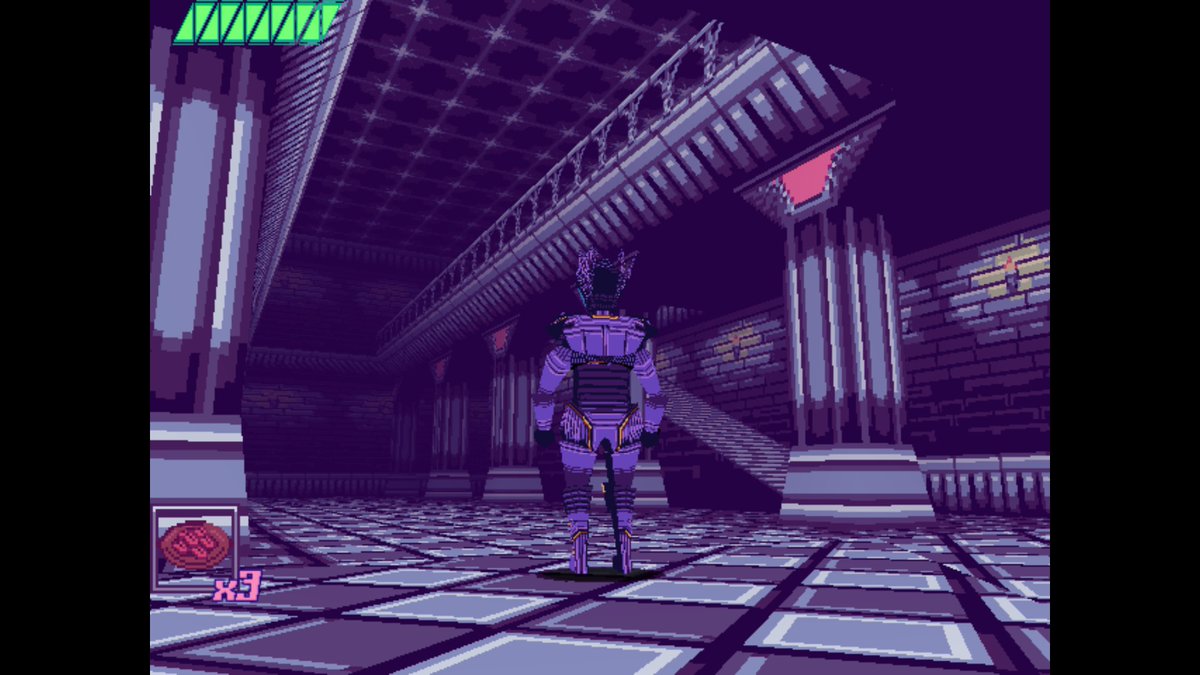 Reavers of New Rome: Take on the role of The Reaver as you invade the crumbling glory of New Rome. Explore the city, battle the Emperor's Legions, and defeat Emperor CRaC's Praetors, and eventually challenge the Emperor himself. 

malec2b.itch.io/reavers-of-new… by <a href="/malec2b/">Alec S. // renegadesector bsky social</a> #indiegames