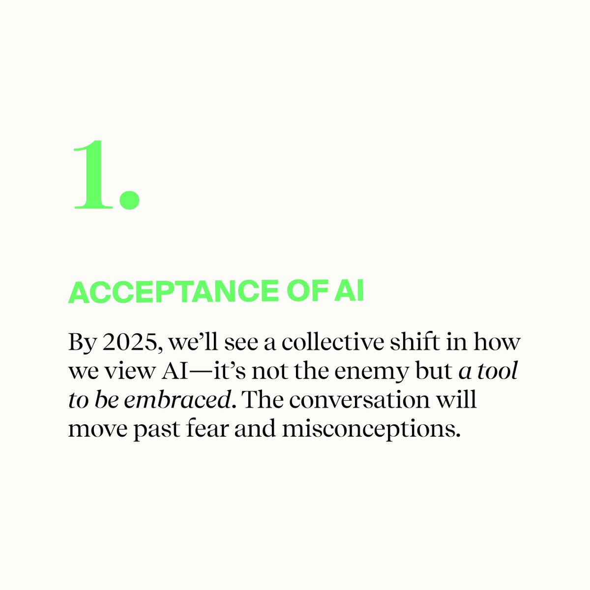 GardeningClubAI's tweet image. Is AI the future of advertising—or just the start of something bigger?
In a recent article from @LBBOnline, industry leaders weigh in on AI’s role in 2025. Among them is our very own @tomas_roope , co-founder and chief AI strategist of The Gardening club, sharing his expert…