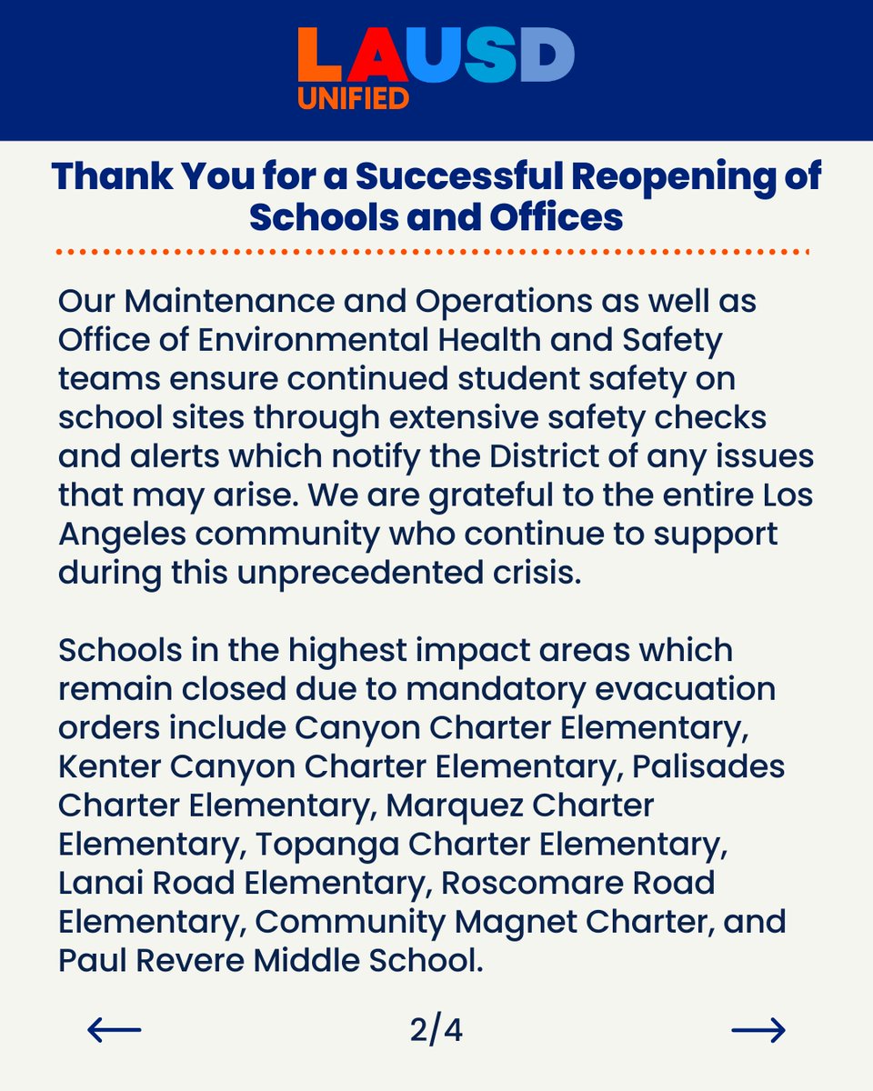 Los Angeles Unified tweet media