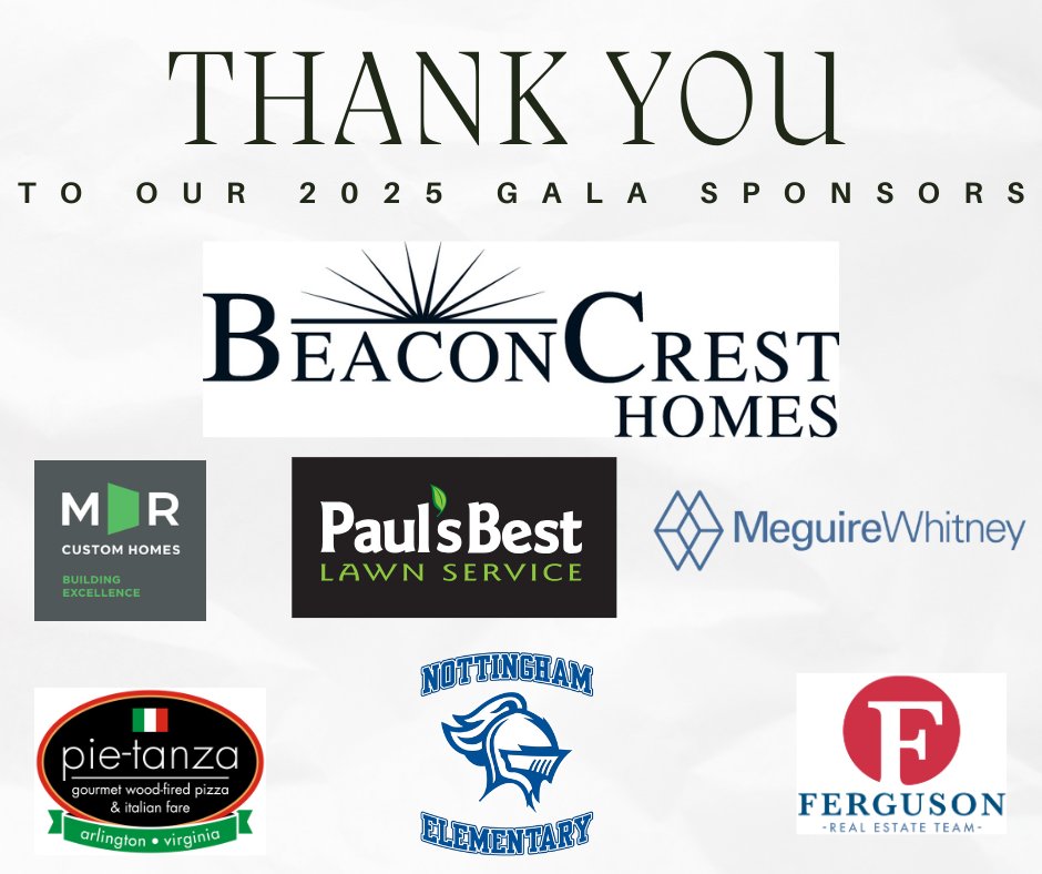 Nottingham PTA (@nottinghampta) on Twitter photo Our 2025 Winter Gala and Auction is happening on February 8! Thank you to our sponsors for all of your support! <a href="/BeaconcrestHome/">BeaconCrest Homes</a> <a href="/PaulsBestLawn/">Paul's Best Lawn</a> <a href="/meguirewhitney/">Meguire Whitney</a>
.
If you haven't yet, buy your tickets here!
nespta.membershiptoolkit.com/packet/18413
#NES #Fundraise #Gala Our 2025 Winter Gala and Auction is happening on February 8! Thank you to our sponsors for all of your support! <a href="/BeaconcrestHome/">BeaconCrest Homes</a> <a href="/PaulsBestLawn/">Paul's Best Lawn</a> <a href="/meguirewhitney/">Meguire Whitney</a>
.
If you haven't yet, buy your tickets here!
nespta.membershiptoolkit.com/packet/18413
#NES #Fundraise #Gala
