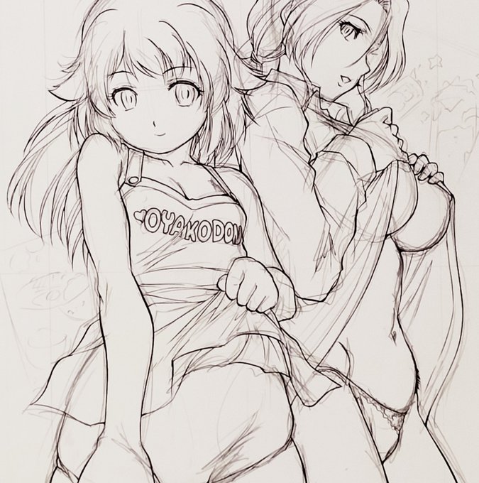 2週間以上喉引っ張られるとは思わなかった
予定が狂いまくりだけどなんとか進行
パケ絵線画もほぼ完成 