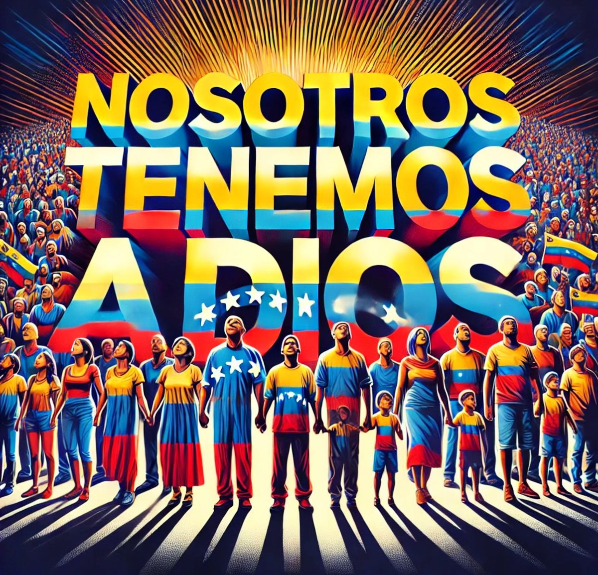 🇻🇪🙏🇻🇪 <a href="/MariaCorinaYA/">María Corina Machado</a> en un mensaje contundente, afirmó que, frente a las prácticas oscuras y la brujería del régimen, 𝐍𝐎𝐒𝐎𝐓𝐑𝐎𝐒 𝐓𝐄𝐍𝐄𝐌𝐎𝐒 𝐀 𝐃𝐈𝐎𝐒. La fe, la verdad y la luz siempre prevalecen. ¡Vamos de la mano de Dios! #HastaElFinal #Venezuela