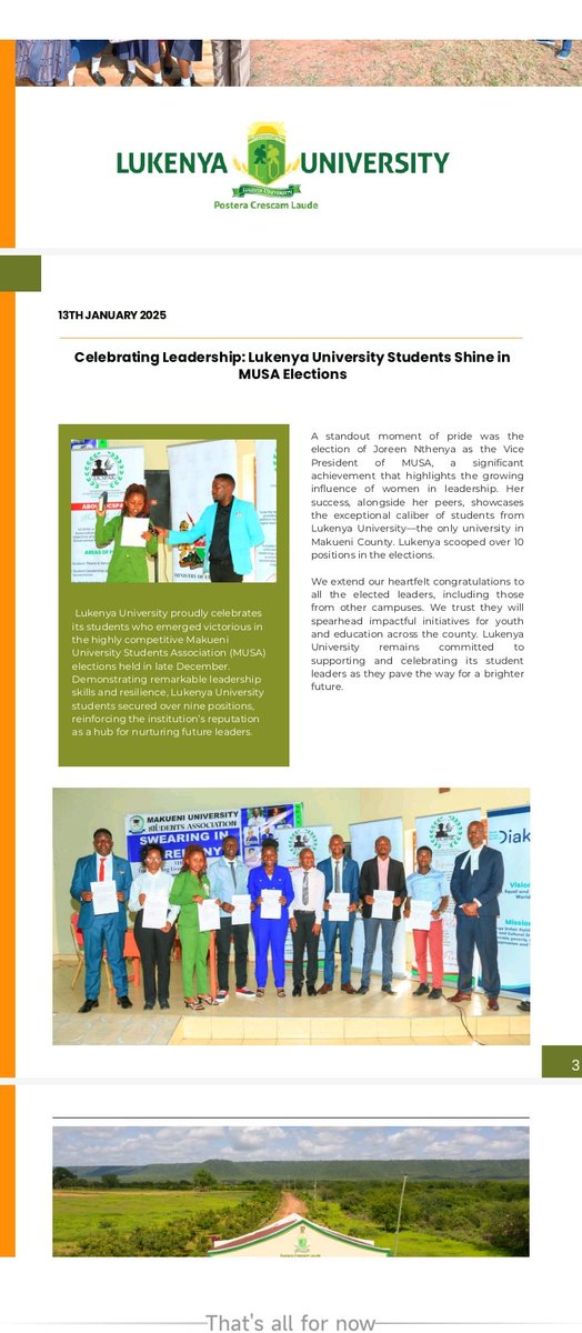 Makueni University Students Association tweet media