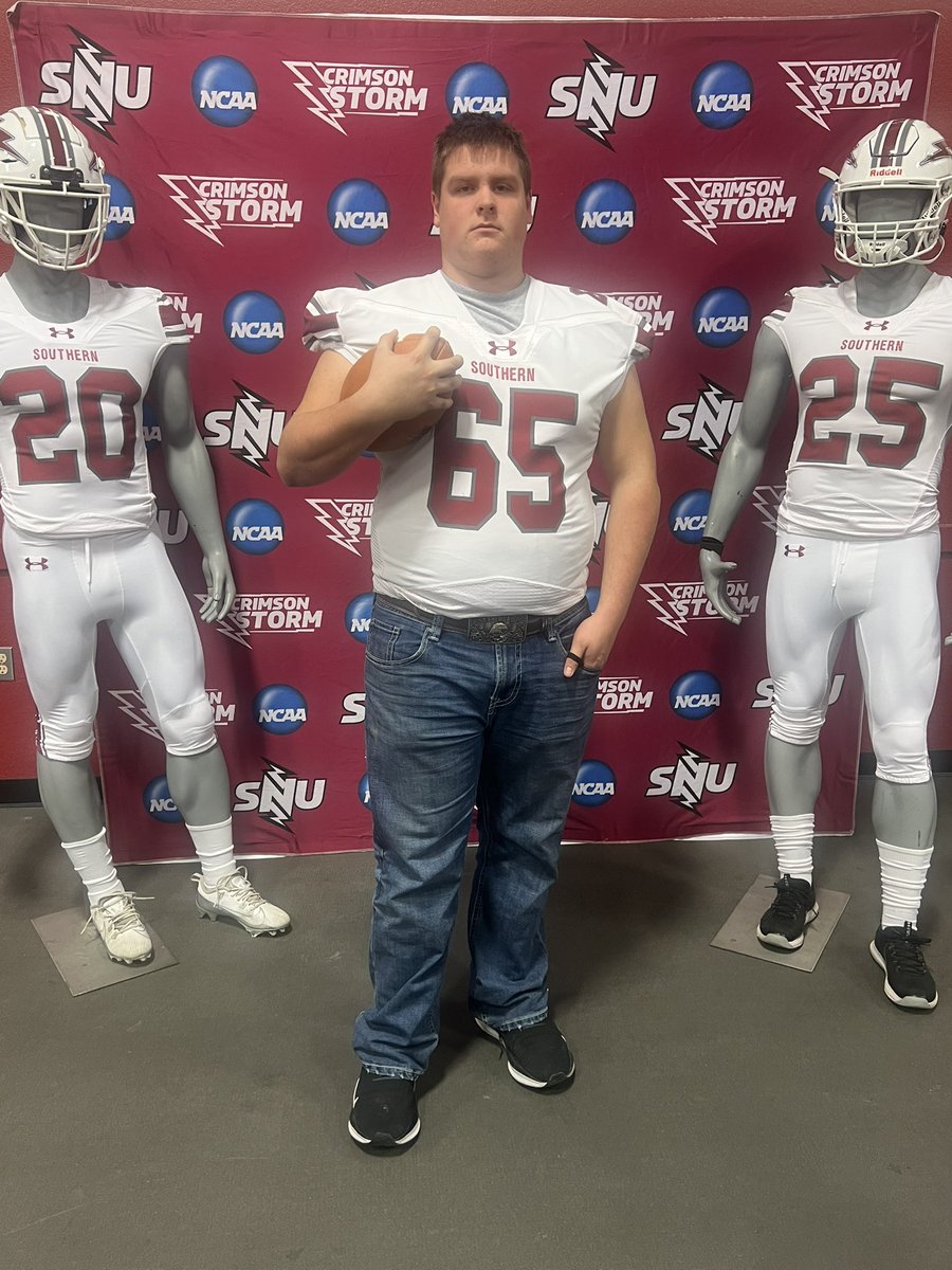 Logan McGill (@la_mcgill2007) on Twitter photo After a great visit at <a href="/SNUFootball/">SNU Football</a> I have received an official offer to play football for the Crimson Storm. After a great visit at <a href="/SNUFootball/">SNU Football</a> I have received an official offer to play football for the Crimson Storm.