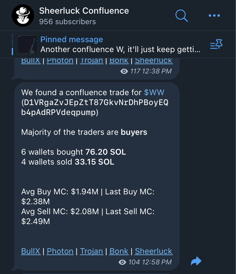 Zlace0x (@zlace0x) on Twitter photo Took a deeper look into <a href="/SheerluckAI/">Sheerluck AI</a>. It's now an end-to-end trench toolkit:
- Launched with an AI token scanner Telegram bot (t.me/sheerluckai_bot) that scans for red flags from an expanding set of data sources (on-chain, socials, GitHub, etc.)
- Token discovery bot Took a deeper look into <a href="/SheerluckAI/">Sheerluck AI</a>. It's now an end-to-end trench toolkit:
- Launched with an AI token scanner Telegram bot (t.me/sheerluckai_bot) that scans for red flags from an expanding set of data sources (on-chain, socials, GitHub, etc.)
- Token discovery bot