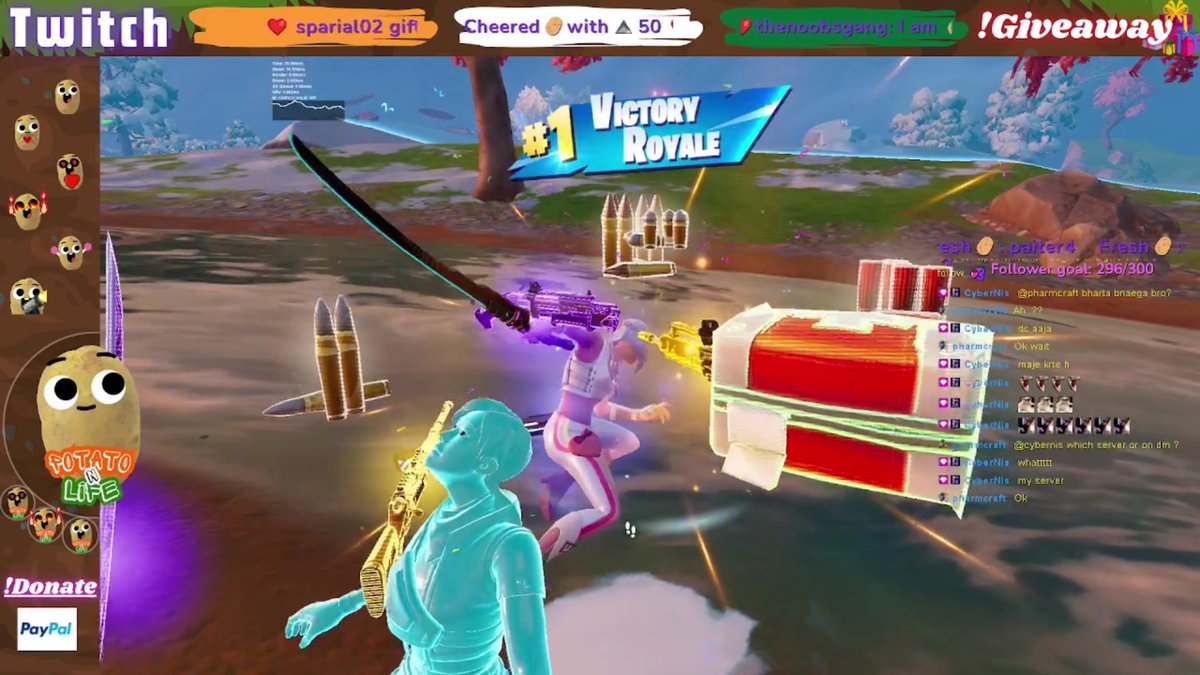 Potatonlife's tweet photo. Incoming 🥔❤️🎮
#Fortnite #zerobuild #FortniteChapter6 #FortniteC6S1鬼Hunters #potatonlife #victoryroyale #battleroyale #ballistic #FortniteBallistic #Challenge #MeleeOnly https://t.co/8a3iHzcnVH
