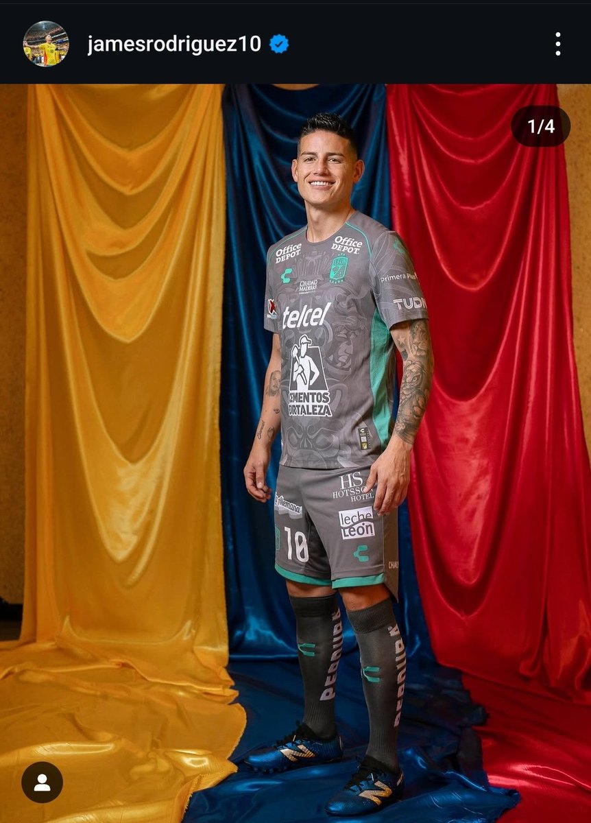 De Club León <a href="/clubleonfc/">Club León</a> desdé la cuna 🥹🇨🇴 <a href="/jamesdrodriguez/">James Rodríguez</a>