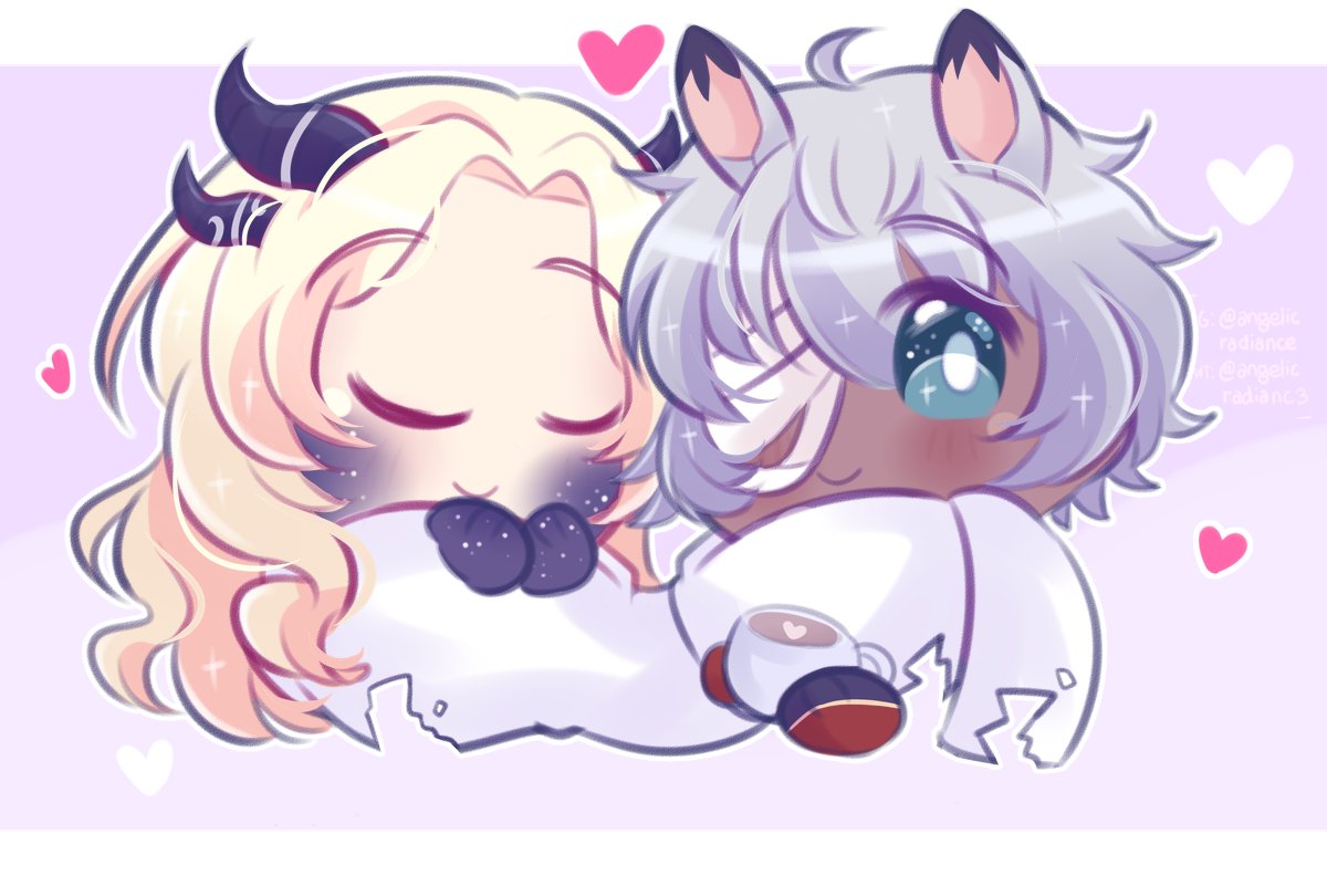 StarlightDatura's tweet photo. "You know I'm definitely stealing your scarf, right?"
"Of course you are..."
@TwoBitRabbit (Thank you for letting me get art with you ๐)
๐จ: @Angelicradianc3 (thank you so much for your time and art!)
#StarsGrove #twobitheArt https://t.co/Mn1xh6u7SQ