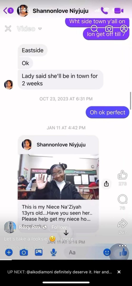 thereaallshayy's tweet photo. Alleged text messages from Naziyah's aunt (Shannonlove, aka the woman who was with Jarvis) and her cousin (Rozy Rox). Nobody can convince me this lady is innocent; look at how she was talking about her niece and trying to spin the story! Lock her up too! 🤬 https://t.co/AlBNWlvhiU