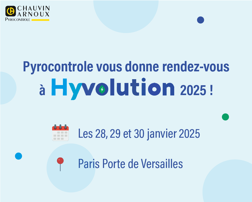 CA_Pyrocontrole's tweet photo. 🚀 Pyrocontrole sera présent au salon Hyvolution !
Rejoignez-nous pour découvrir nos solutions de pointe dédiées aux applications industrielles de l'hydrogène. 🔍

👉 Inscrivez vous et venez rencontrer nos experts !
https://t.co/QuJmVmuheg https://t.co/ywYJ48HVkR