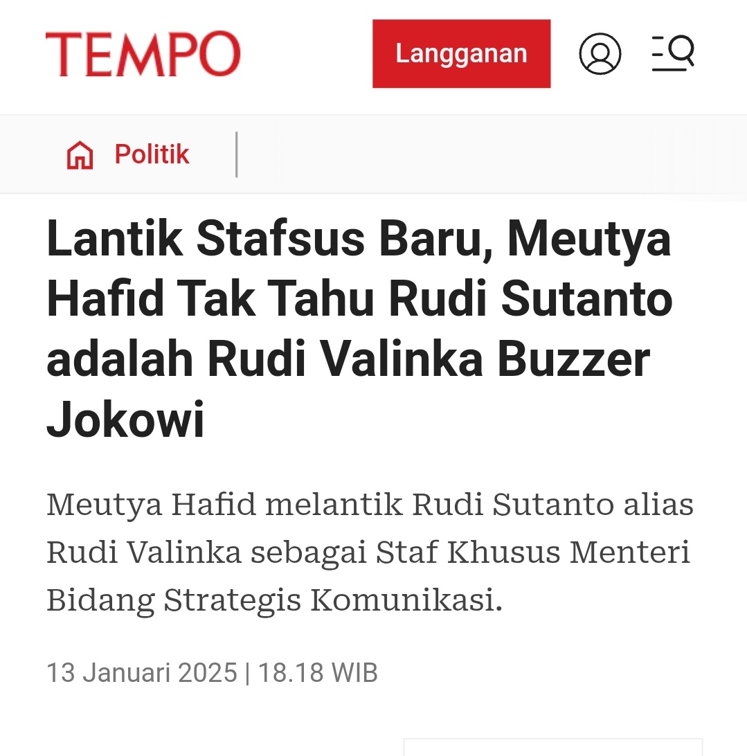 Sherly0ctaviany's tweet photo. Kasihan @prabowo Dikelilingi Oleh Orang-orang Problematik Dan Kontroversial Seperti Raffi Ahmad dan Rudi Valinka Sampai-sampai @meutya_hafid Tidak Tahu Jika Rudi Valinka Adalah BuzzeRp Jokowi Bin Mulyono #Memalukan Minim Informasi dan Komunikasi https://t.co/TqGkZE8PzK