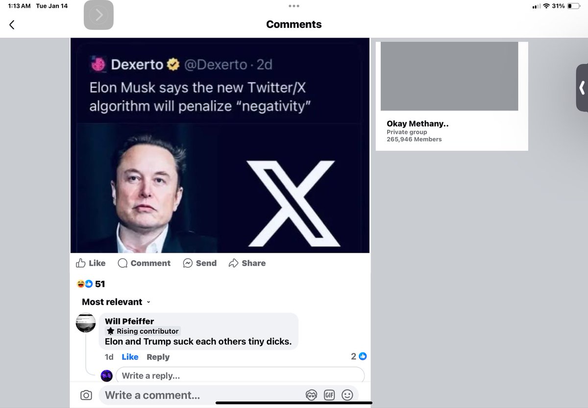 ScAlex1995's tweet image. Elon is a joke. He uses his dying platform to manipulate his followers and himself that he’s talented, intelligent, for the people etc, but he’s a grifter who buys the right to brag on others accomplishments.