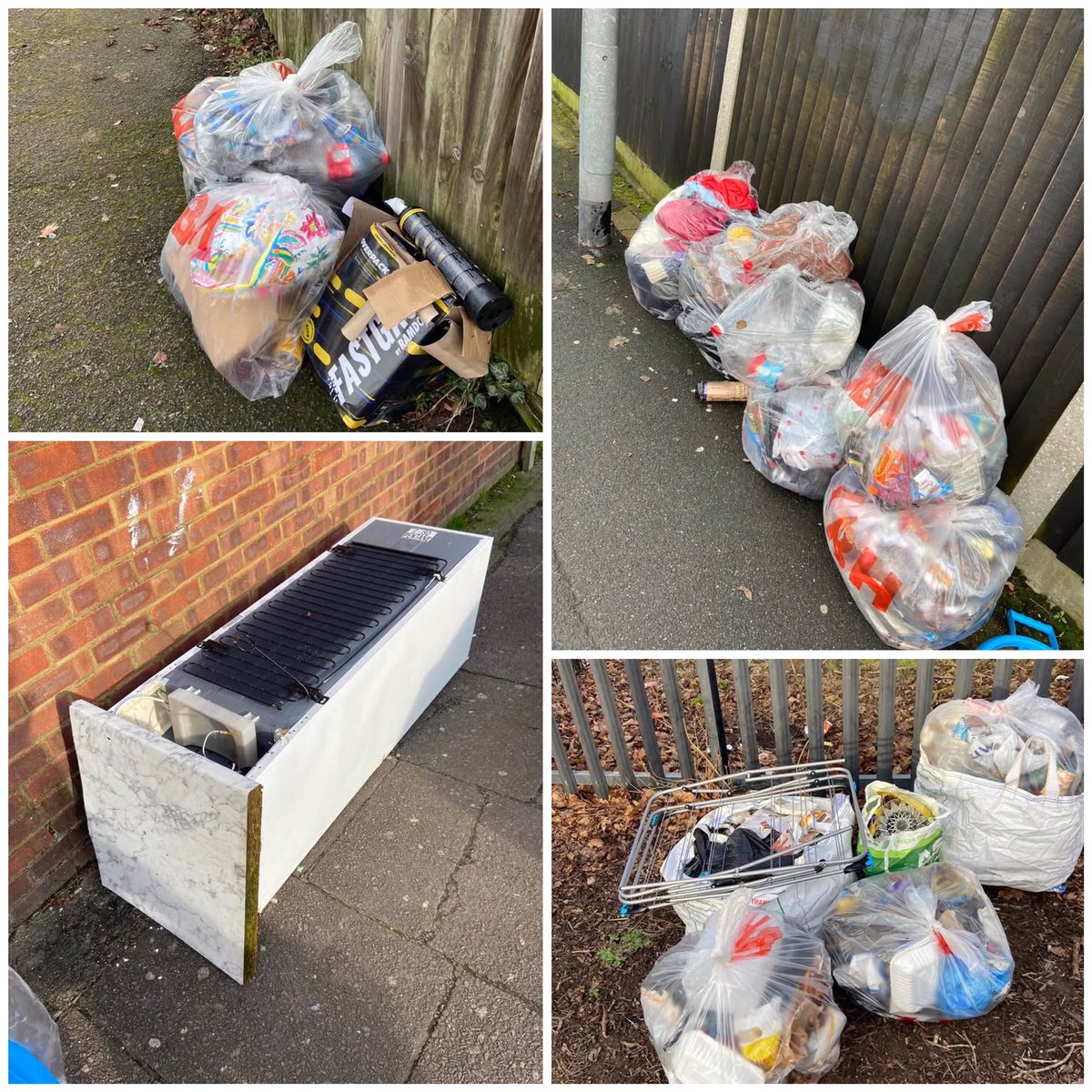 Hillingdon Litter Pickers (@hillingdonlp) on Twitter photo Well done to Anita and Pete for clearing the obscene amount of rubbish on Pinkwell Lane. Lots of household waste, drinks bottles, fast gas and other accumulated tat. Total of 20 bags.
Previous flytip has been cleared but we now have a fridge freezer and mattress. <a href="/Hillingdon/">Hillingdon Council</a> Well done to Anita and Pete for clearing the obscene amount of rubbish on Pinkwell Lane. Lots of household waste, drinks bottles, fast gas and other accumulated tat. Total of 20 bags.
Previous flytip has been cleared but we now have a fridge freezer and mattress. <a href="/Hillingdon/">Hillingdon Council</a>