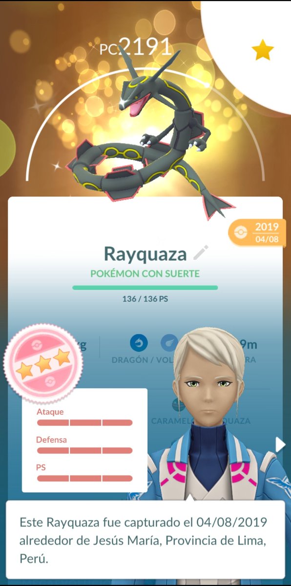 DeusKodoku's tweet photo. POR FINNNN ! RAYQUAZA SHUNDO 
EL #30 PERFECTO SHINY ✨

Los tres reunidos 🤩  #PokemonGOApp #rayquaza #groudon #kyogre #shundo https://t.co/u6s0S3iVeF
