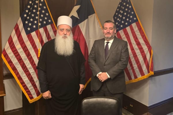 all_israel_news's tweet photo. Israeli Druze leader travels to US, urges protection for Syria’s Druze minority under Islamic rule https://t.co/9nqZgkKDQa
#DruzeCommunity #Syria #HumanRights #IslamicRule #MiddleEast #SheikhMowafaqTarif #AlJolani https://t.co/ZYyknkJawU