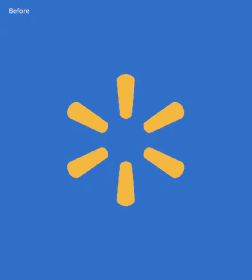 PopTingz's tweet photo. Walmart have rebranded their logo after almost 20 years. https://t.co/TuTIBDaWb6
