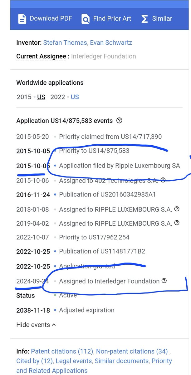 Control_Alt_BTC's tweet photo. What do you see? 🧐

"Assigned to Interledger Foundation"

#Ripple #Interledger #RippleTrademark #justmoon #Mojaloop #XRPL #Patents

[ https://t.co/EBcJFCodbC ] https://t.co/RIlHK878Co